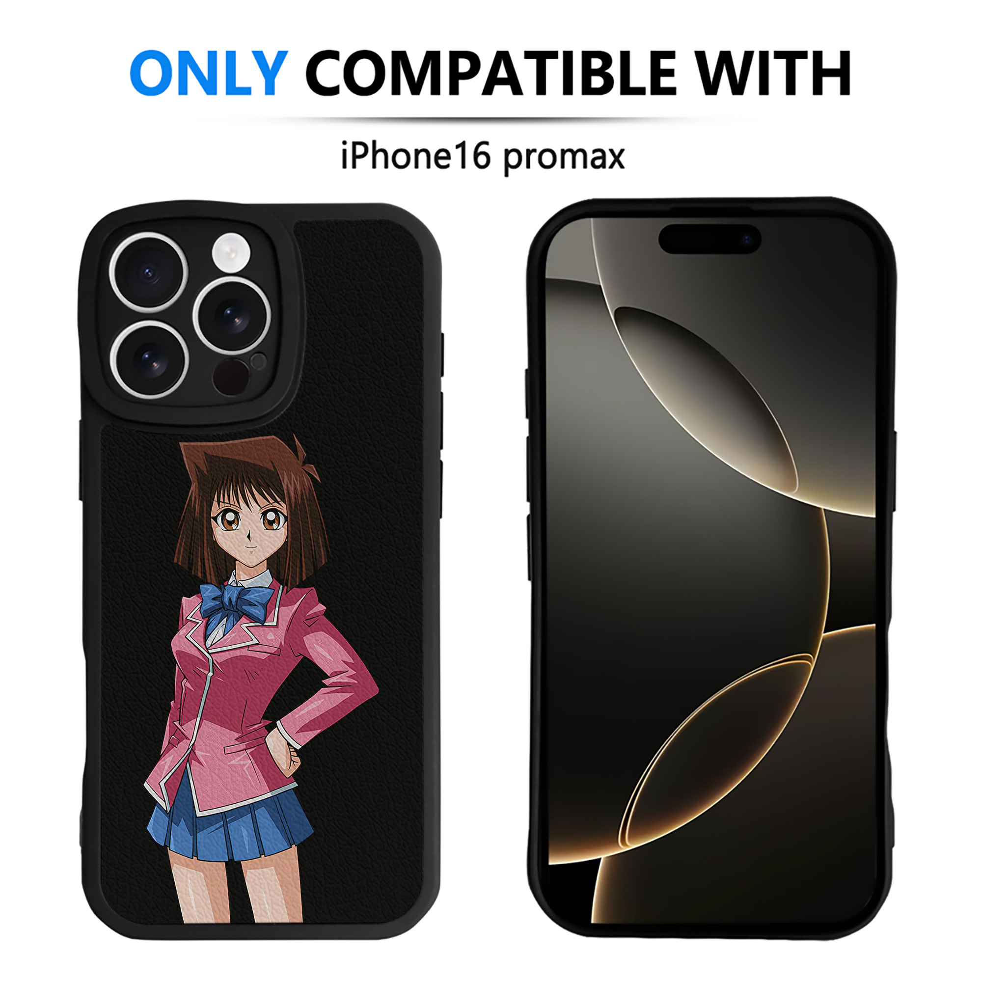 （画像用） 遊☆戯☆王 Yu-Gi-Oh! 【iPhone 16シリーズ対応】シリコンスマホケース（レザー調） 材質：シリコン